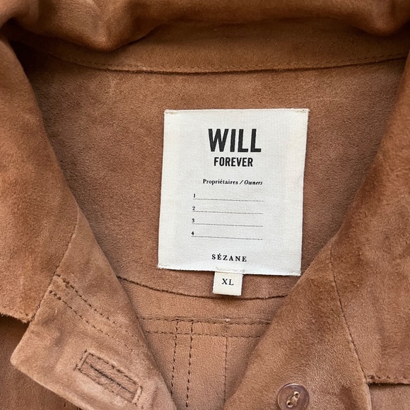 Sézane Will jacket in Suede - Picture 4 of 5